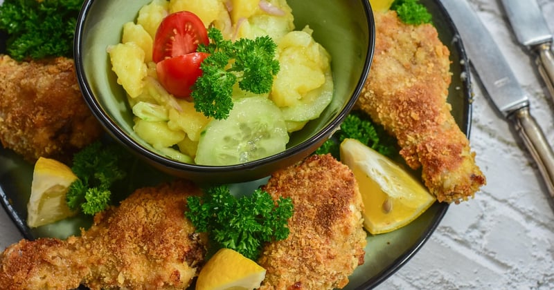 Recette de poulet rôti au four simple et savoureux, prêt en 5 minutes